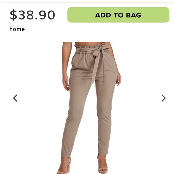 windsor paper bag pants